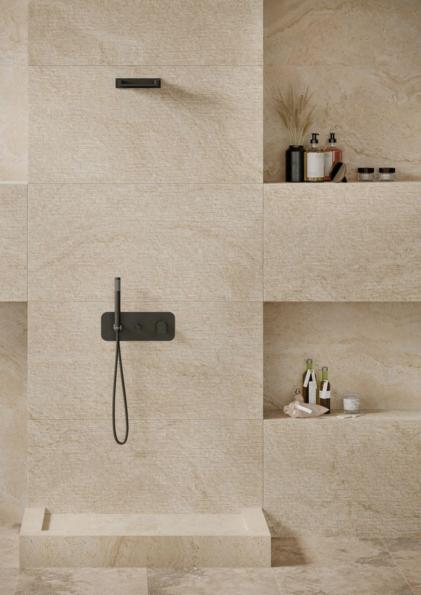 Proza | Travertine | Ruled Cream