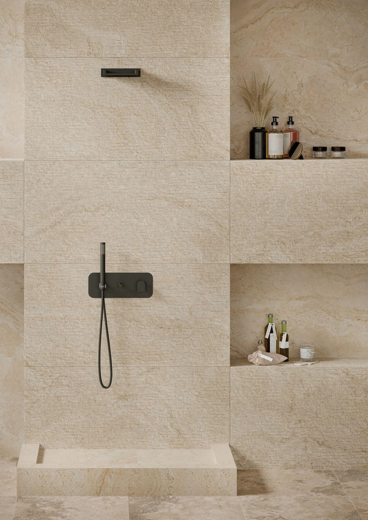 Proza | Travertine | Ruled Cream