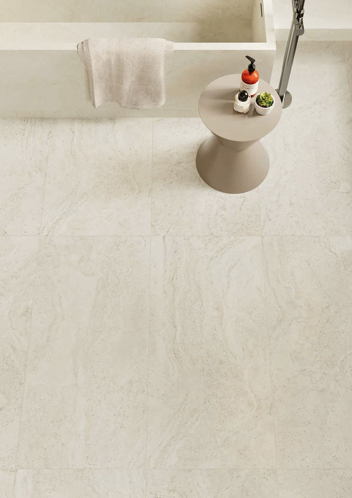 Proza | Travertine | Minimal White